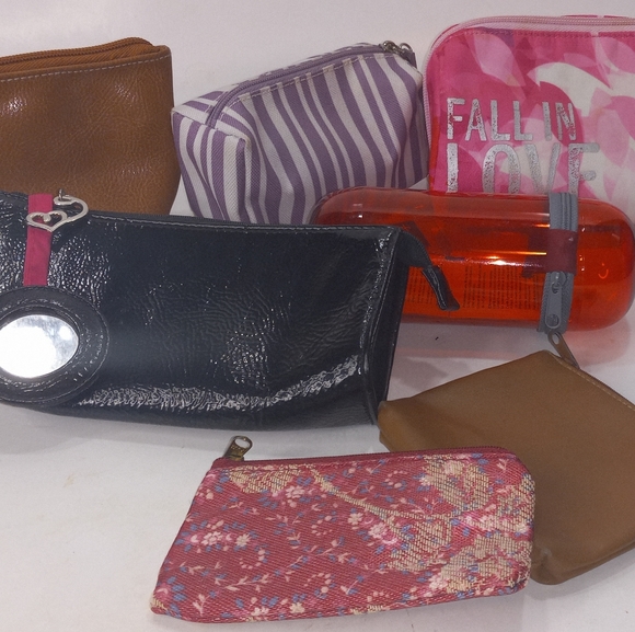 Bare Escentuals, Fuji, Estee Lauder Handbags - Lot of Make Up Bags Coin Purses